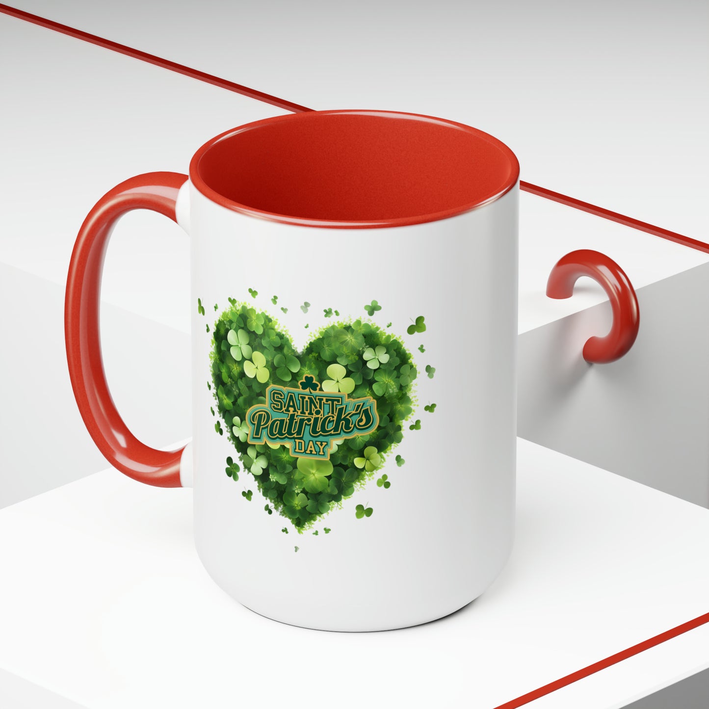 St Patrick's Day two-Tone Coffee Mugs, 15oz