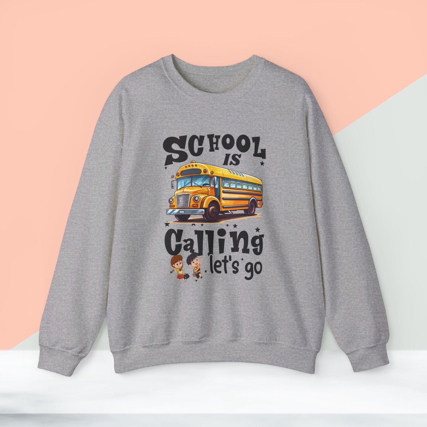 Back To school unisex heavy blend crewneck sweatshirt, We Love Teachers Sweatshirt,Teacher Back To school Sweatshirt. First Day Vibes Sweatshirt.