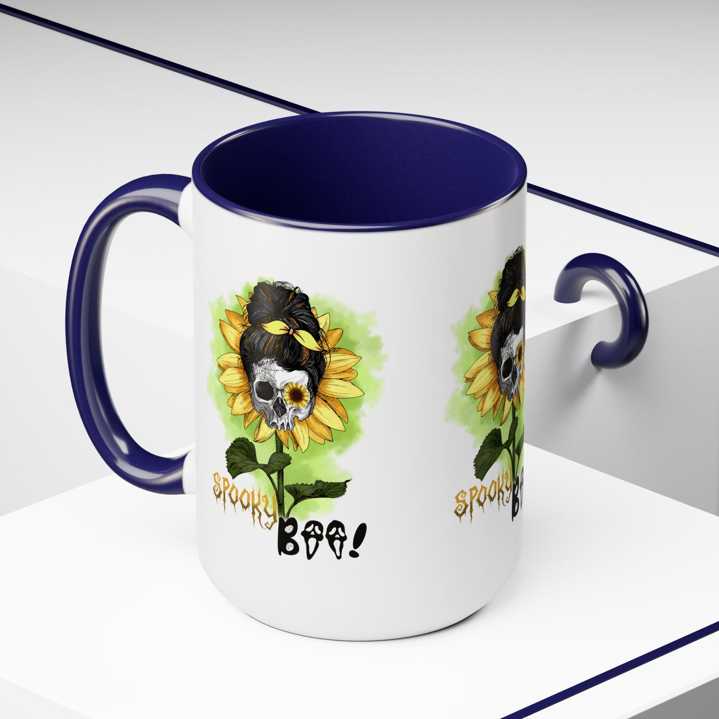 Spooky Boo Halloween Coffee Mug, Let's Go Halloween Coffee Mug, Trick or Treat Halloween Coffee Mug, Cute Ghost Coffee Mug, Spooky Season Halloween Coffee Mug.