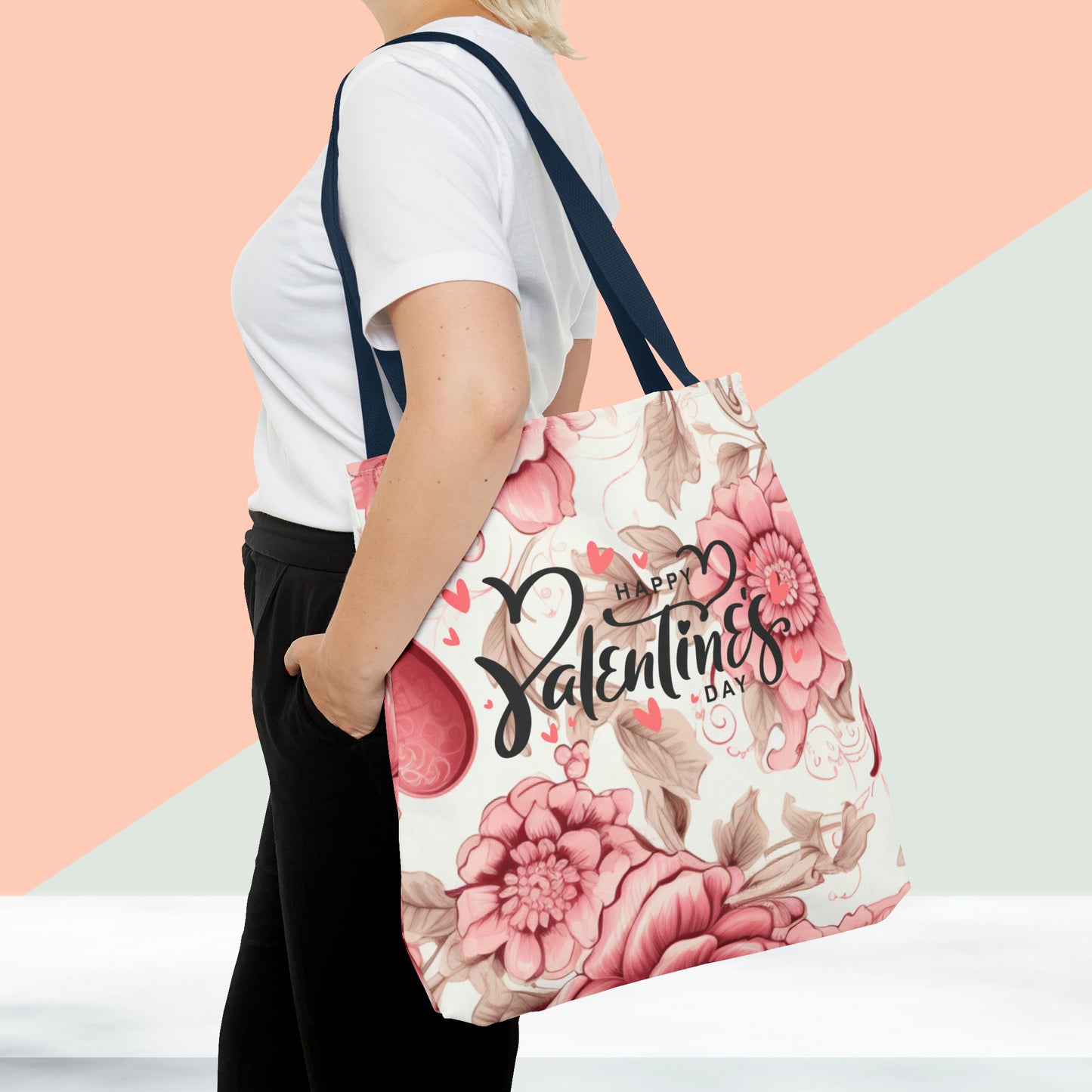 Happy Valentines Day Tote Bag