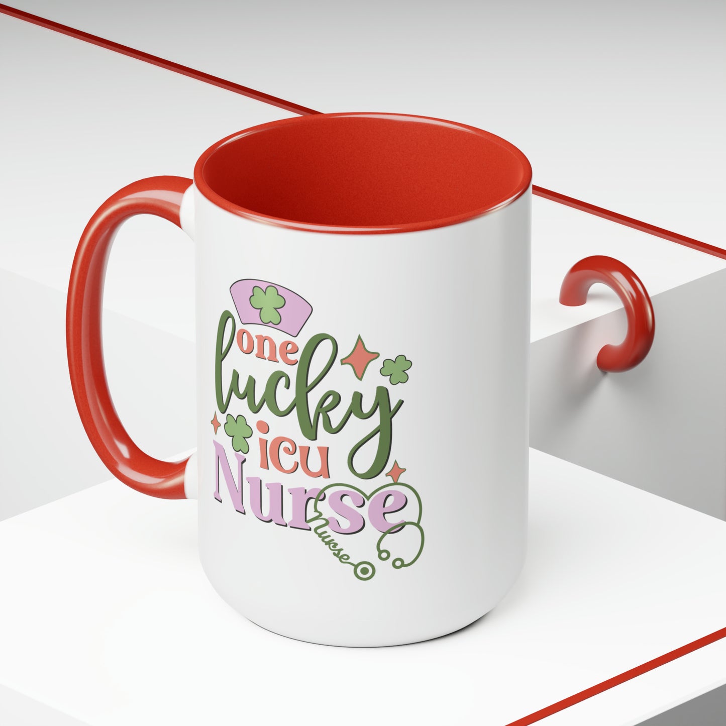 St Patrick's Day two-Tone Coffee Mugs, 15oz