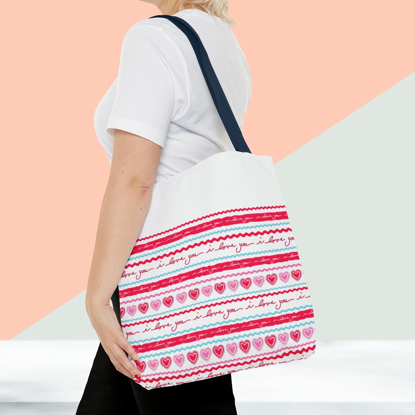 Happy Valentines Day Tote Bag