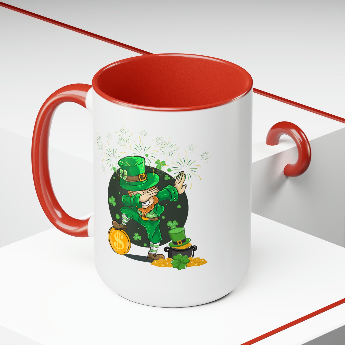 St Patrick's Day two-Tone Coffee Mugs, 15oz