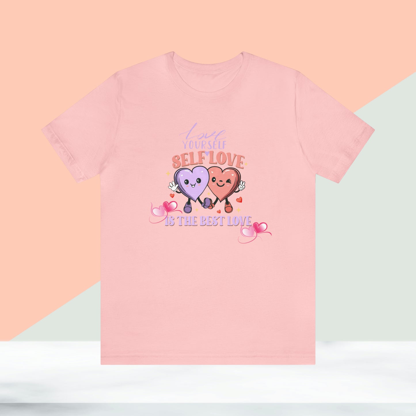 Happy valentines day Unisex Jersey Short Sleeve Tee