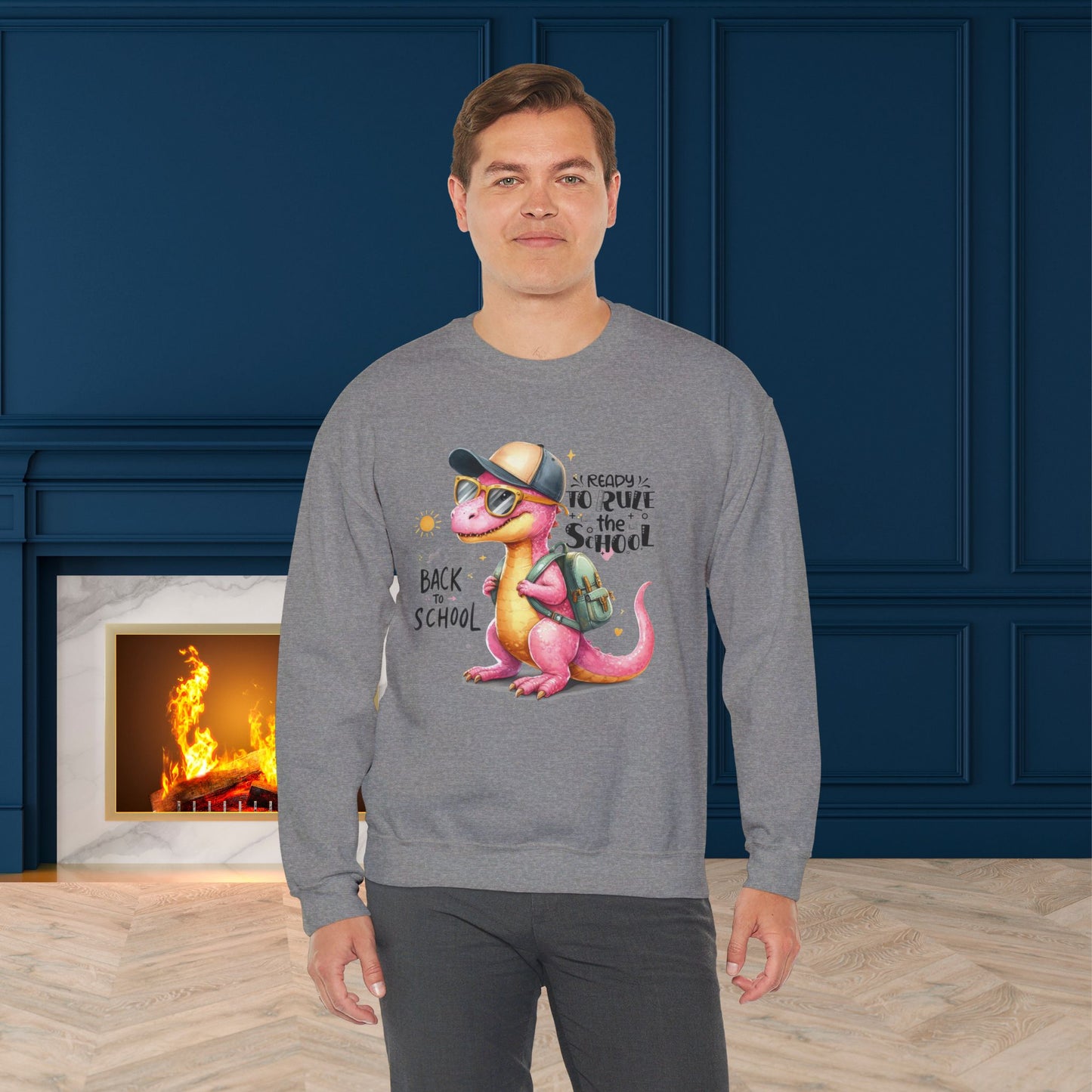 Back To school unisex heavy blend crewneck sweatshirt, We Love Teachers Sweatshirt,Teacher Back To school Sweatshirt. First Day Vibes Sweatshirt.