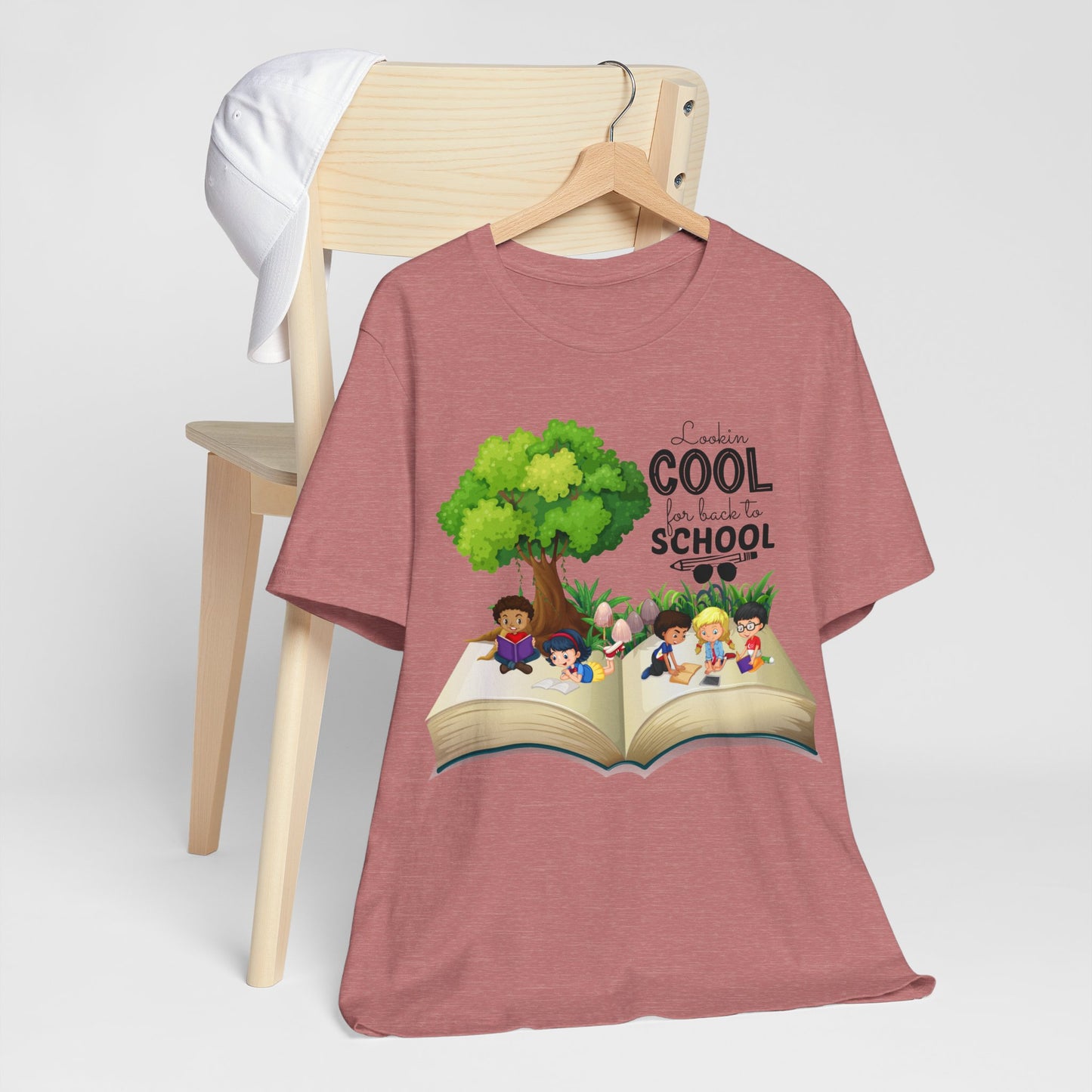 Looking Cool For BackTo School T-Shirt, Hello Teacher T-Shirt, Back To School T-Shirt, Teach Love Inspire Teacher Shirt, Teacher Back To school unisex jersey short sleeve.First Day Vibes T-Shirt.