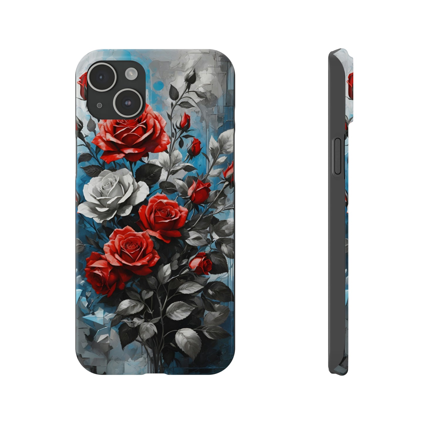 Vintage Floral painting iPhone 15 Phone Cases.