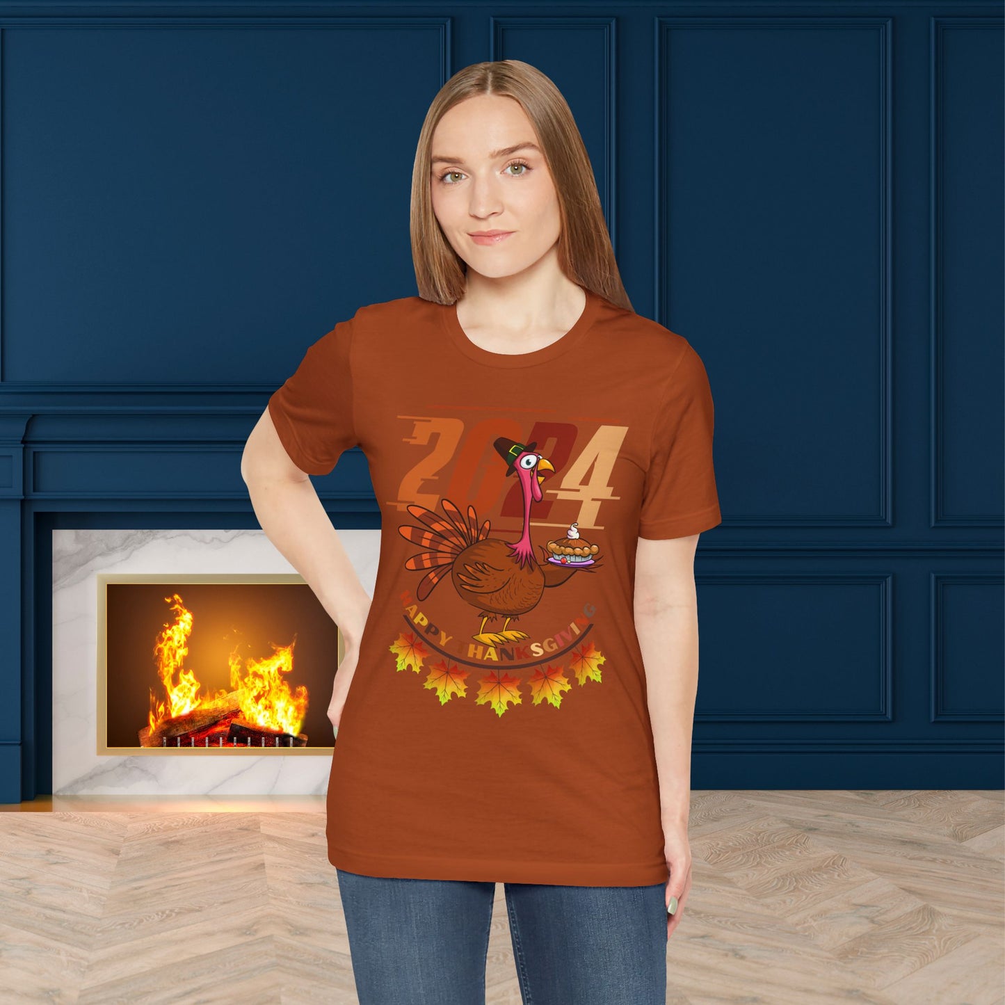 Thanksgiving T-shirt, Happy thanksgiving 2024 T-shirt, Thanksgiving Gift,Turkey Shirt, Family Thanksgiving, Holiday Outfit.