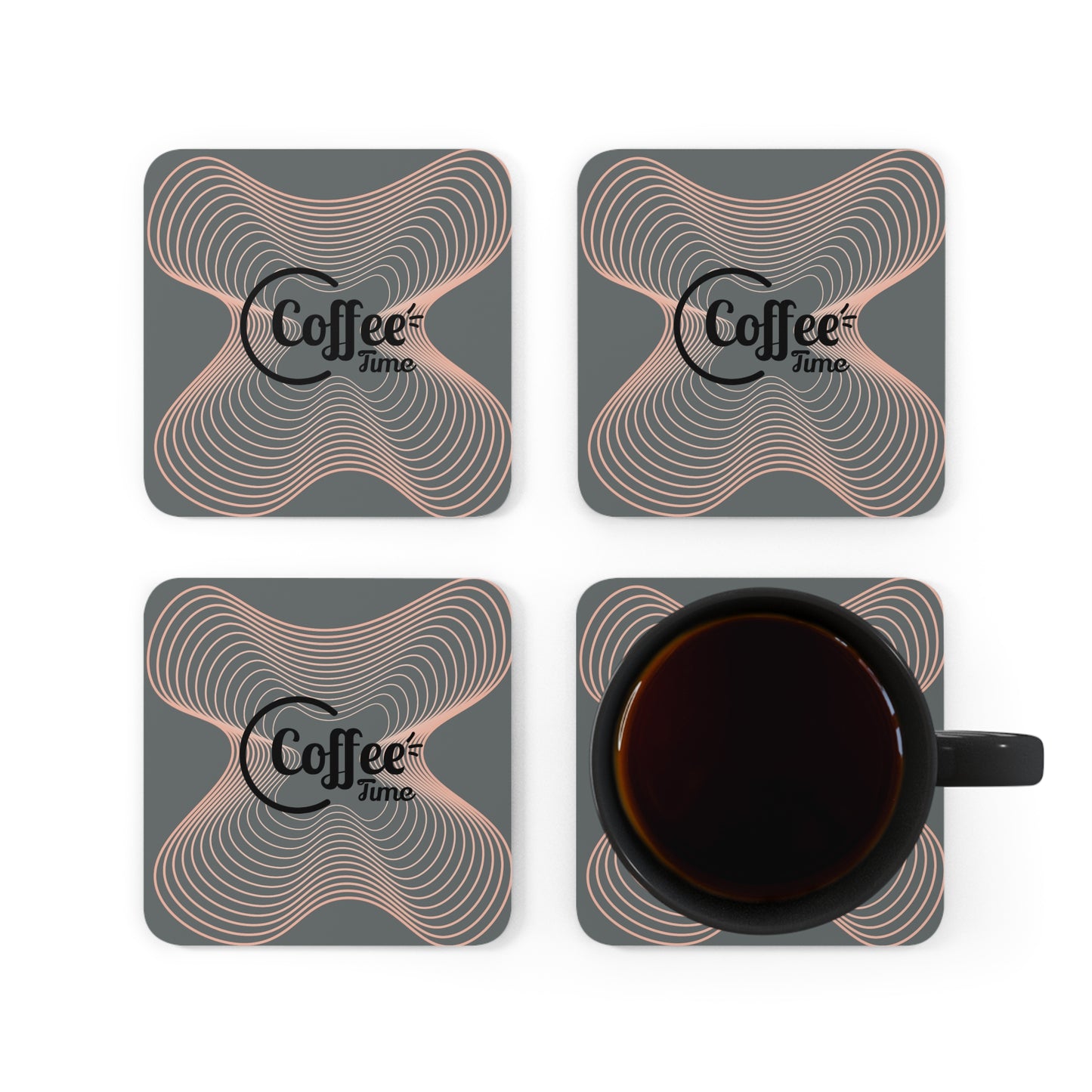 Corkwood Coaster Set