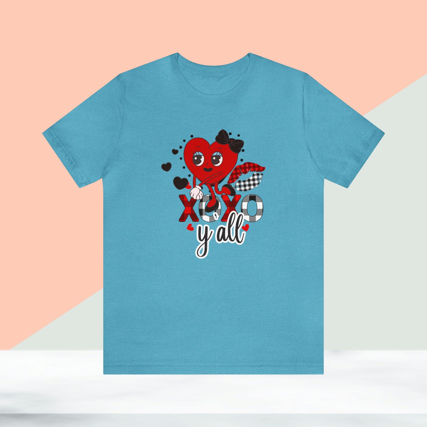 Happy valentines day Unisex Jersey Short Sleeve Tee