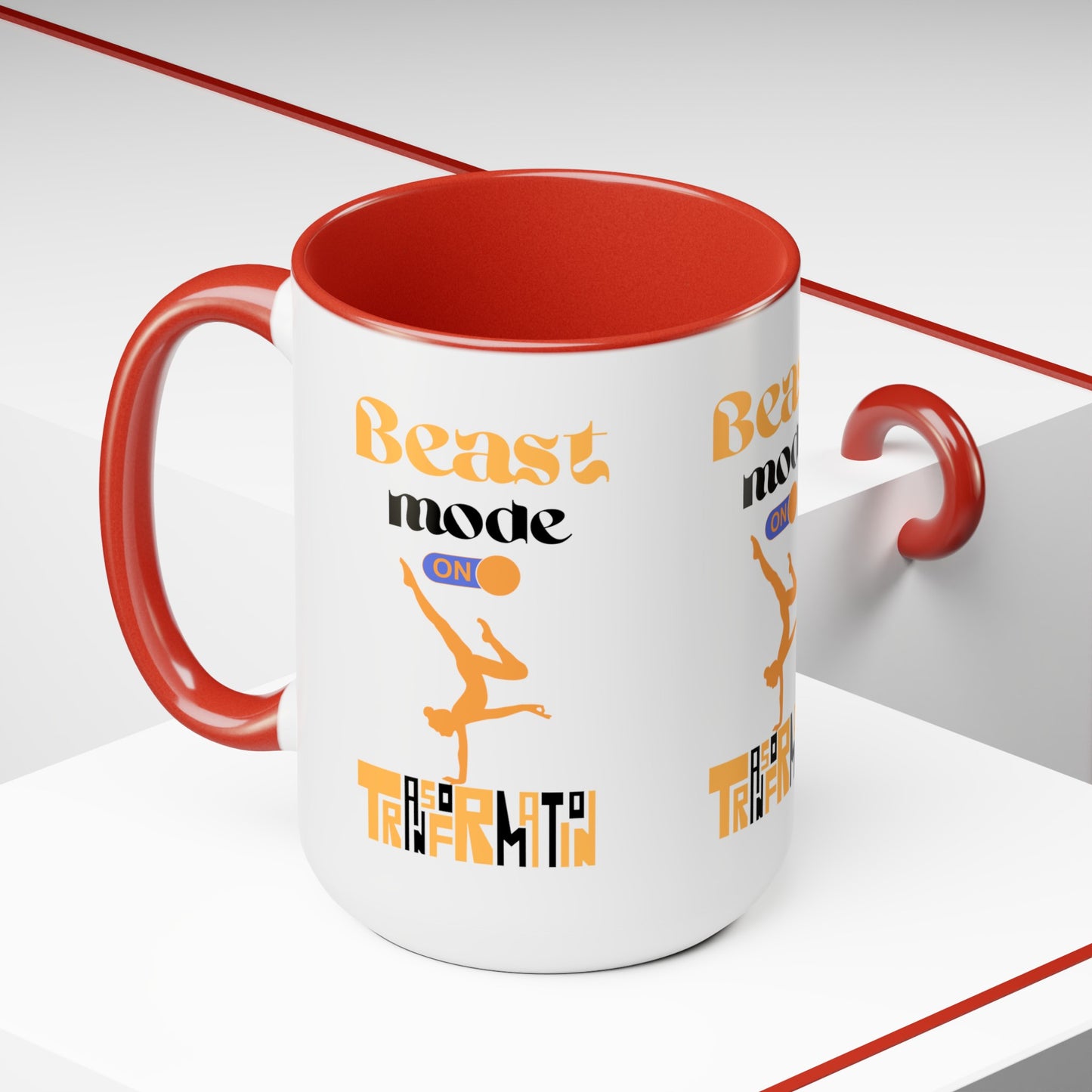 Beast Mode On Yoga Coffee Mug, Cute Yoga Coffee Mug, Yoga lovers Coffee Mug, Yoga Instructor Gift, Gift For Yoga lover, Gift For Yogi.