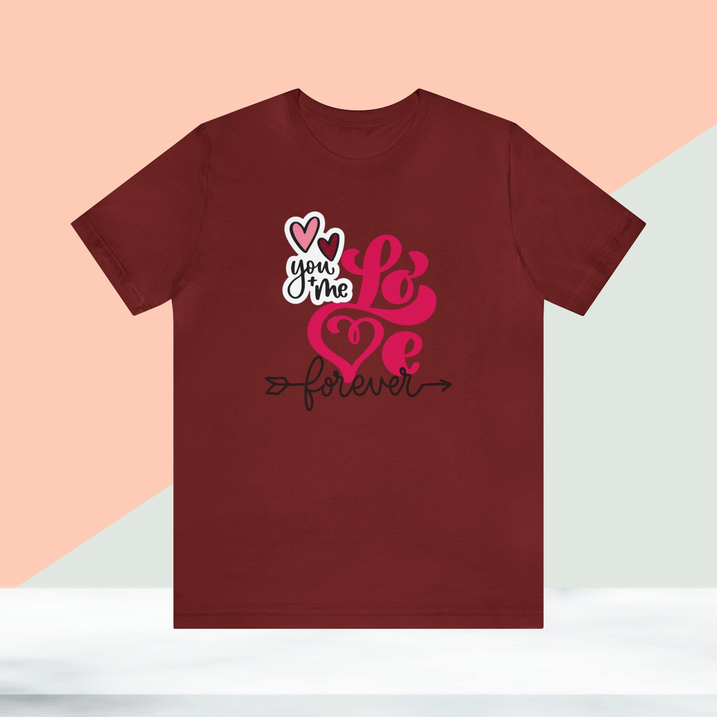 Happy valentines day Unisex Jersey Short Sleeve Tee