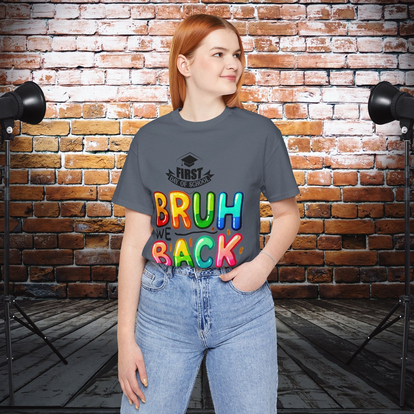 Bruh We Back Teacher T-Shirt, Looking Cool For BackTo School T-Shirt, Hello Teacher T-Shirt, Back To School T-Shirt, Teach Love Inspire Teacher Shirt, Teacher Back To school unisex jersey short sleeve.First Day Vibes T-Shirt.