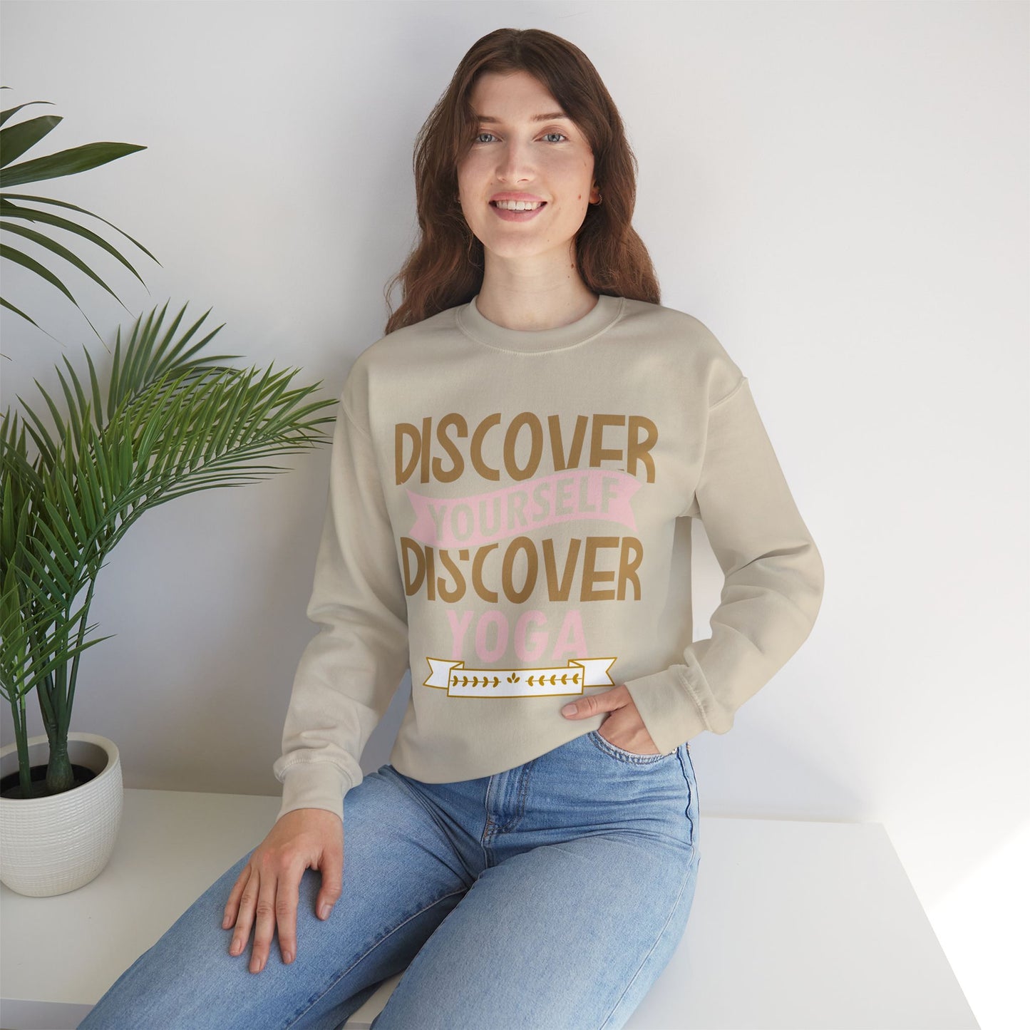 Yoga unisex heavy blend crewneck sweatshirt,Yoga workout Sweatshirt,Yoga lovers Sweatshirt, Yoga Instructor Gift, Gym Sweatshirt, Gift For Yoga lovers, Gift For Yogi.