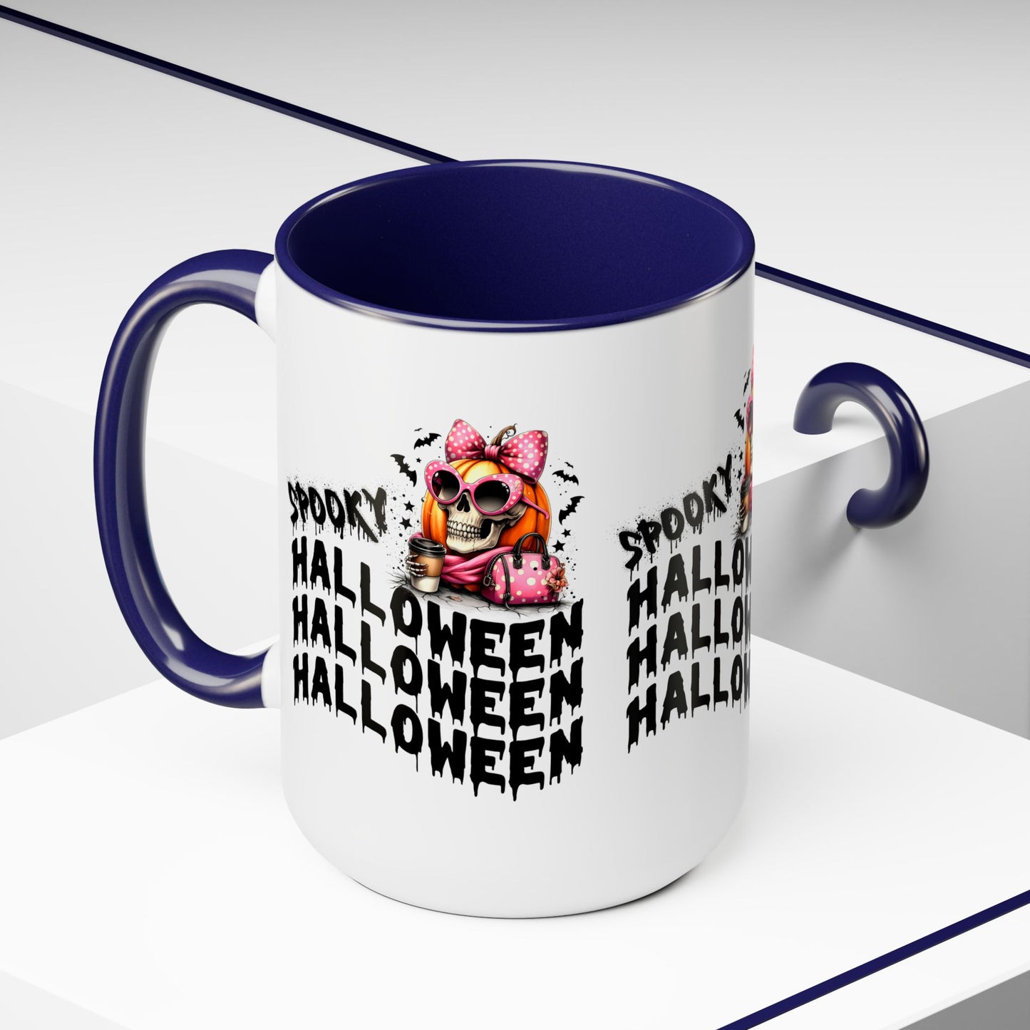 Spooky Halloween Coffee Mug, Beware Halloween Coffee Mug, Trick or Treat Halloween Coffee Mug, Cute Skeleton Coffee Mug, Spooky Season Halloween Coffee Mug.