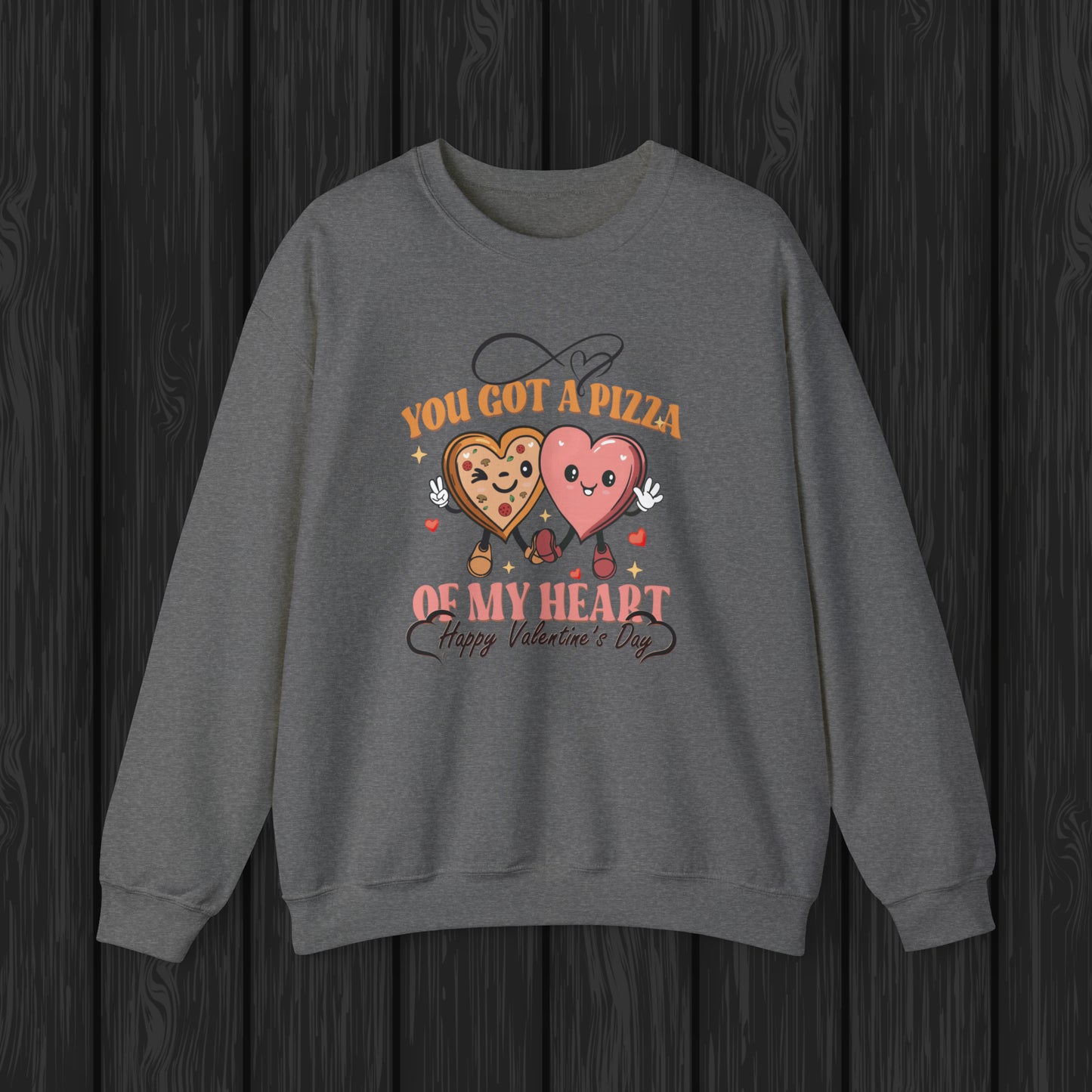 Happy valentines day Unisex Heavy Blend™ Crewneck Sweatshirt