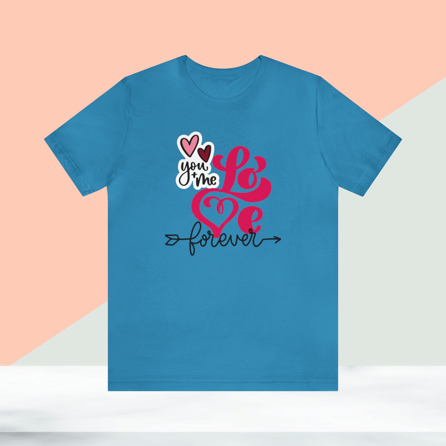 Happy valentines day Unisex Jersey Short Sleeve Tee