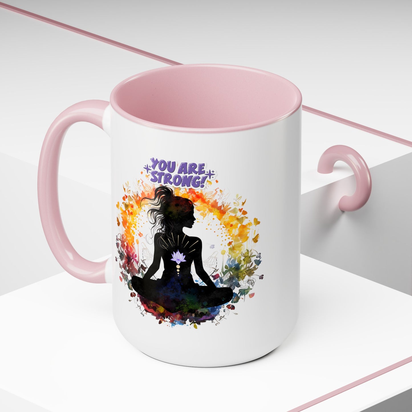 You Are strong Yoga Coffee Mug, Cute Yoga Coffee Mug, Yoga lovers Coffee Mug, Yoga Instructor Gift, Gift For Yoga lover, Gift For Yogi.
