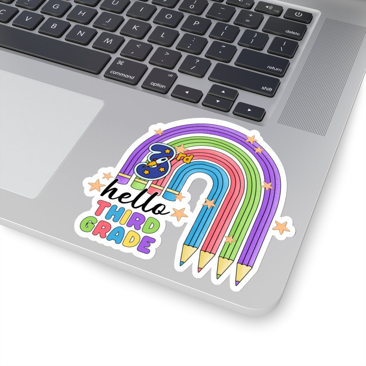 Back To School Kiss-Cut Stickers, First Grade Squad Kiss-Cut Stickers, Gift for First graders, Ready for School, Back to Learning.