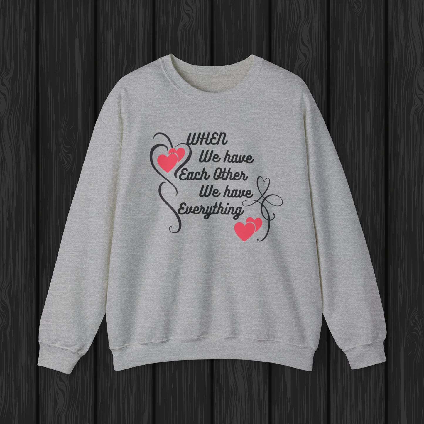 Happy valentines day Unisex Heavy Blend™ Crewneck Sweatshirt