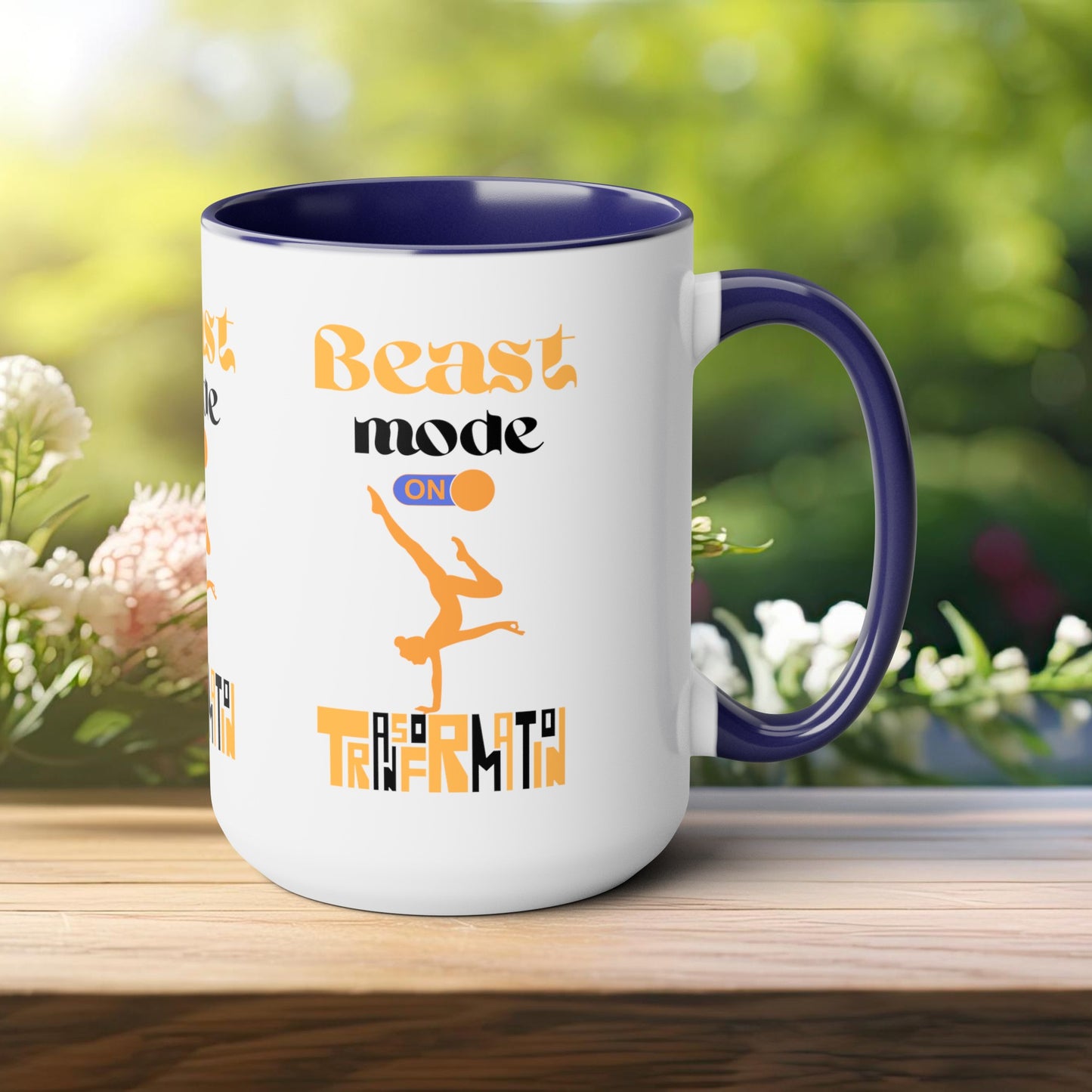 Beast Mode On Yoga Coffee Mug, Cute Yoga Coffee Mug, Yoga lovers Coffee Mug, Yoga Instructor Gift, Gift For Yoga lover, Gift For Yogi.