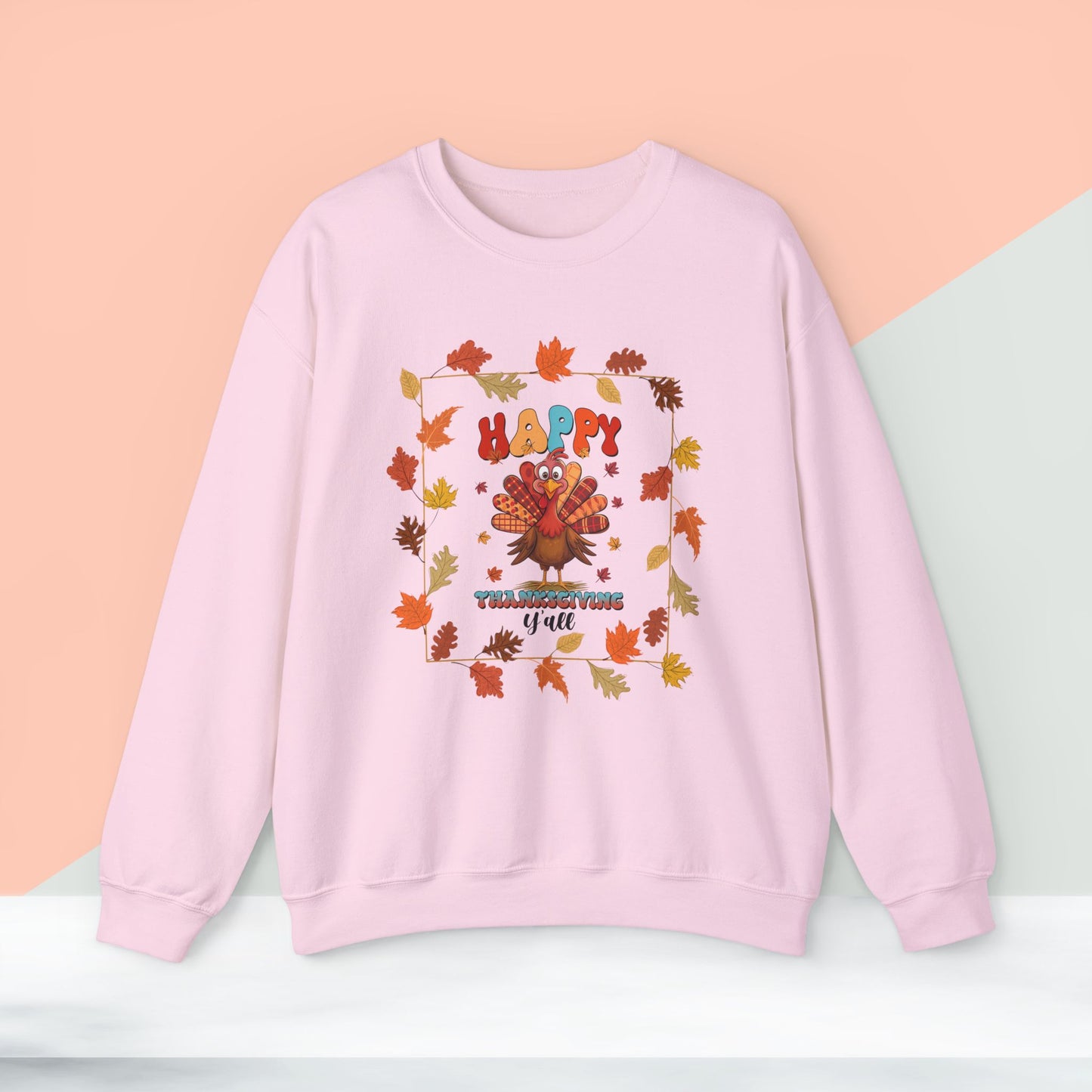 HappyThanksgiving Sweatshirt - Unisex Heavy Blend, Happy Thanksgiving2024 Sweatshirt, Thanksgiving Gift, Festive Sweatshirt.