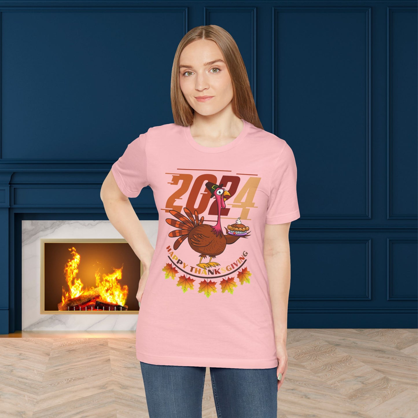 Thanksgiving T-shirt, Happy thanksgiving 2024 T-shirt, Thanksgiving Gift,Turkey Shirt, Family Thanksgiving, Holiday Outfit.