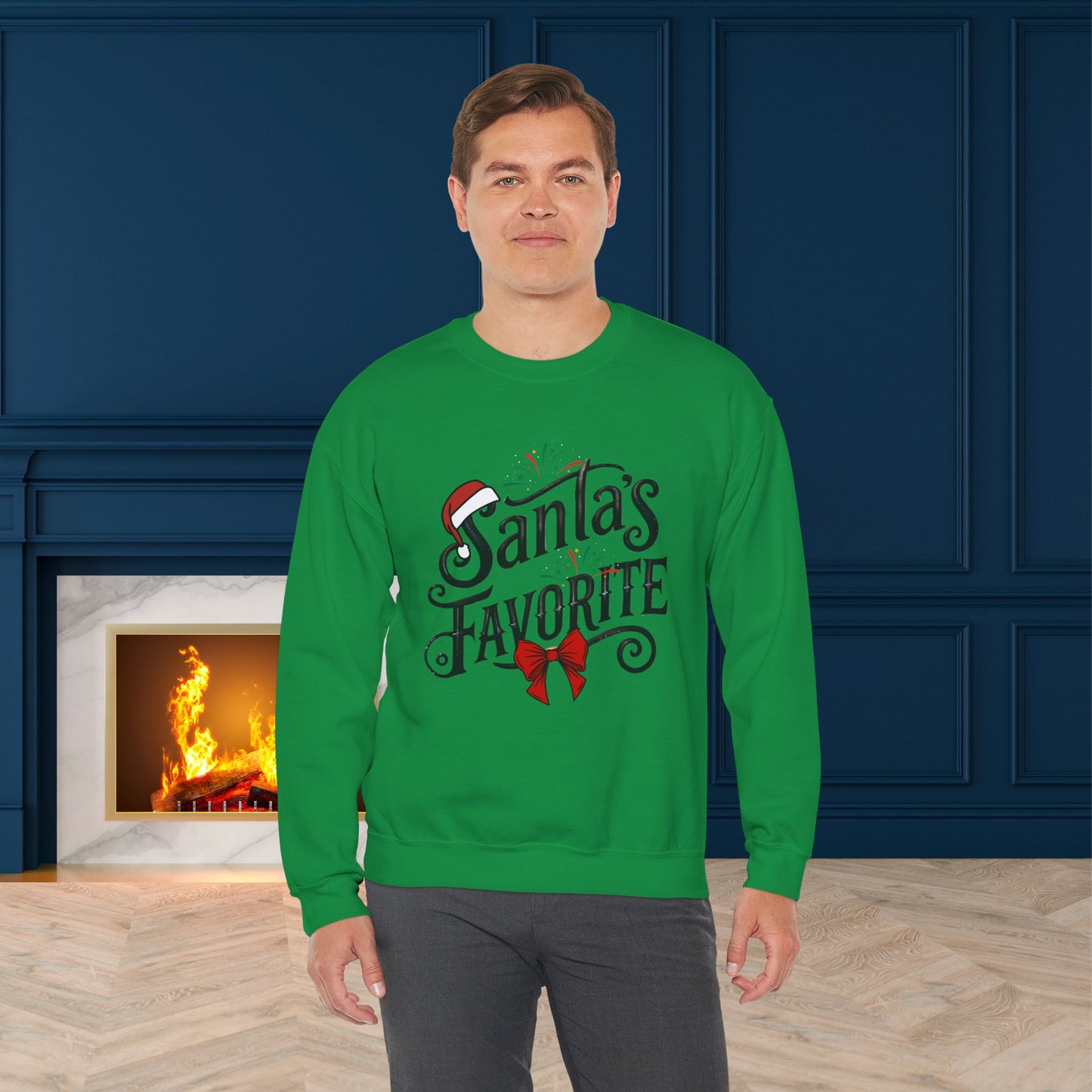 Santa's Favarite Christmas Sweatshirt - Unisex Heavy Blend, Merry Christmas, Festive, Christmas Gift, Crewneck, merry Christmas Sweatshirt, Christmas Sweatshirt Christmas Gift, Festive Sweatshirt.