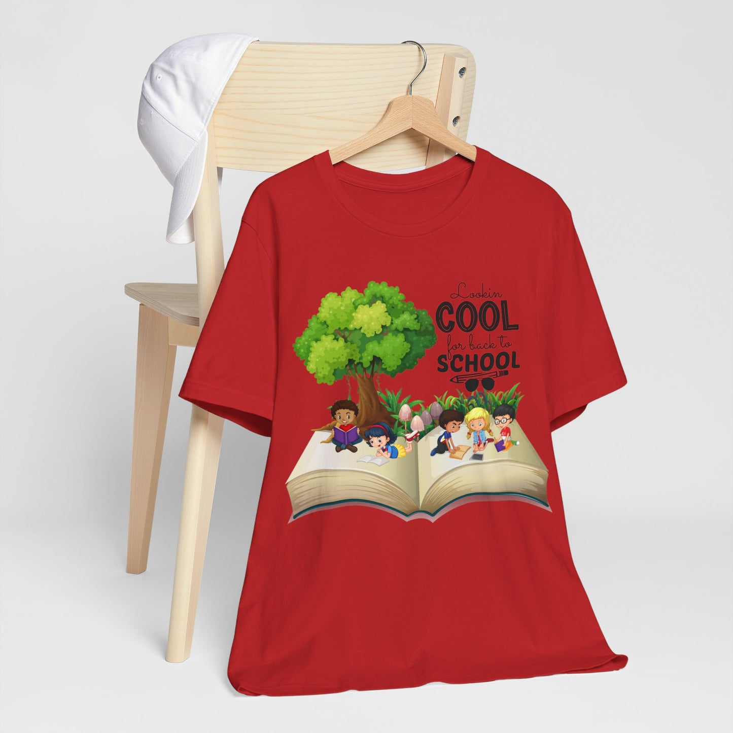 Looking Cool For BackTo School T-Shirt, Hello Teacher T-Shirt, Back To School T-Shirt, Teach Love Inspire Teacher Shirt, Teacher Back To school unisex jersey short sleeve.First Day Vibes T-Shirt.