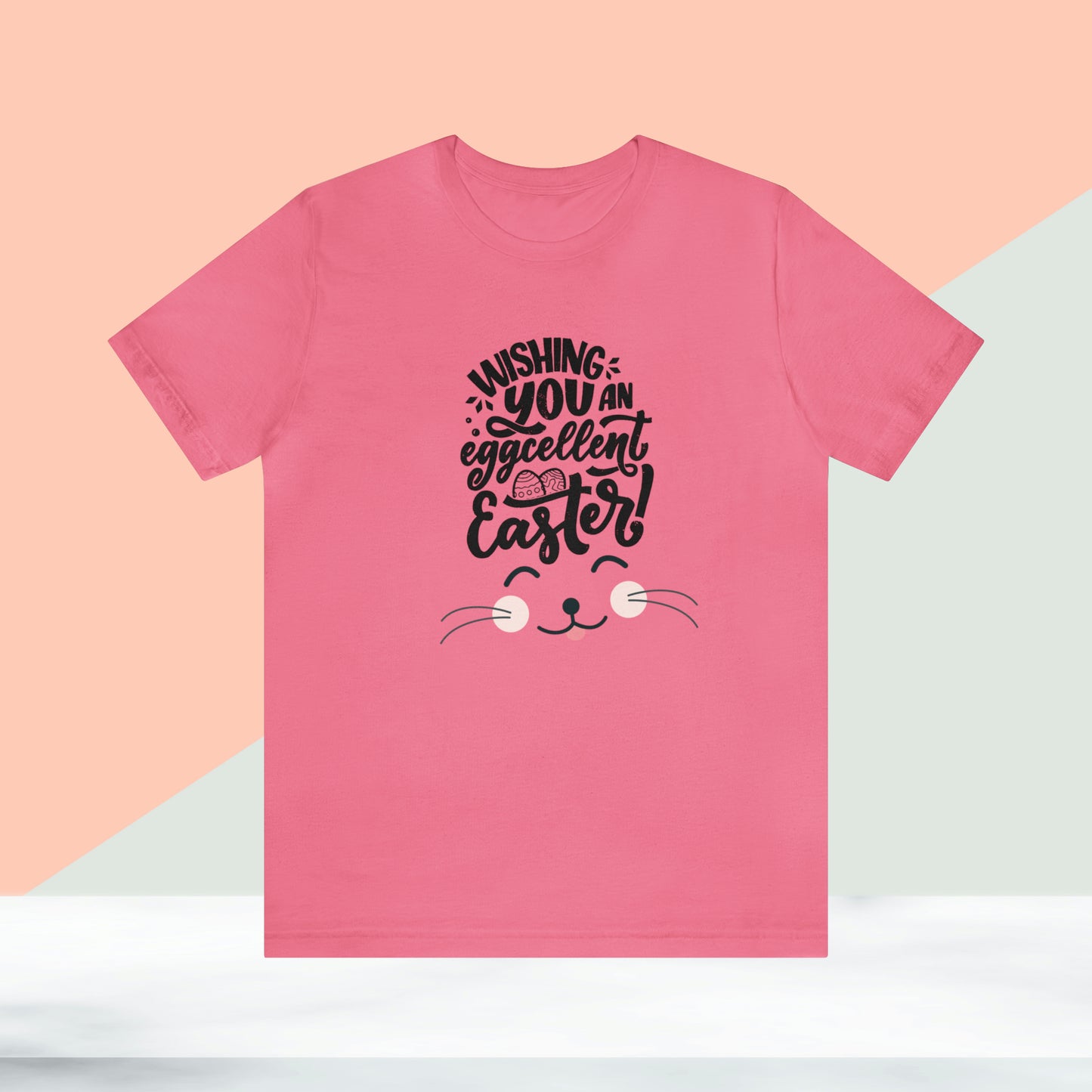 Happy Easter Unisex Jersey Short Sleeve Tee