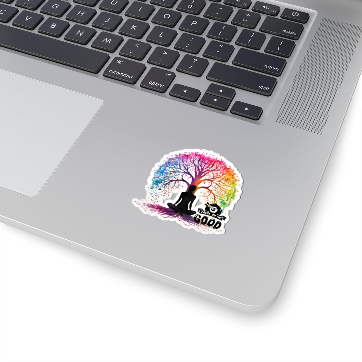 Focus On The Good Kiss-Cut Stickers, Love Yourself Kiss-Cut Stickers, Cute Yoga Kiss-Cut Stickers, Mindful Gift, Yoga lovers Kiss-Cut Stickers, Yoga Instructor Gift, Gift For Yoga lovers, Gift For Yogi.