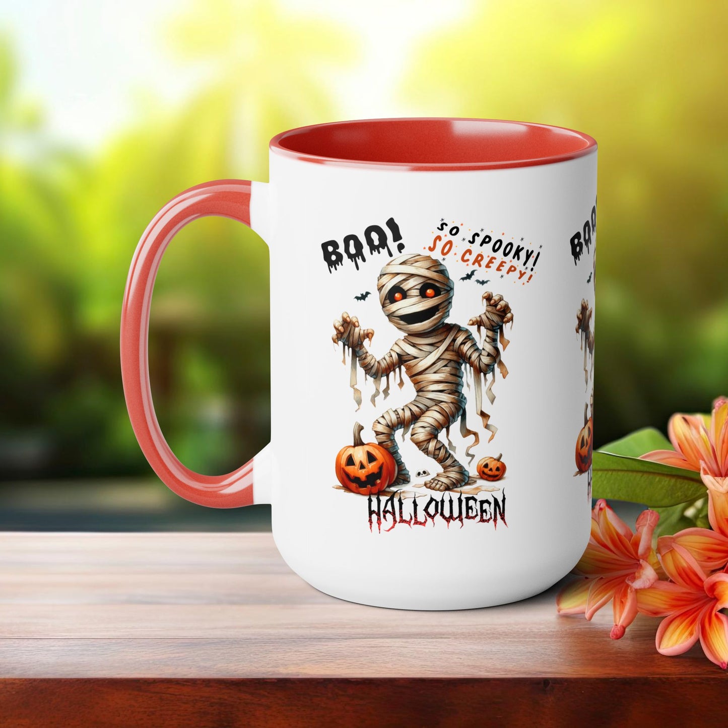 So Spooky So Creepy Halloween Coffee Mug, Let's Go Halloween Coffee Mug, Trick or Treat Halloween Coffee Mug, Cute Skeleton Coffee Mug, Spooky Season Halloween Coffee Mug.