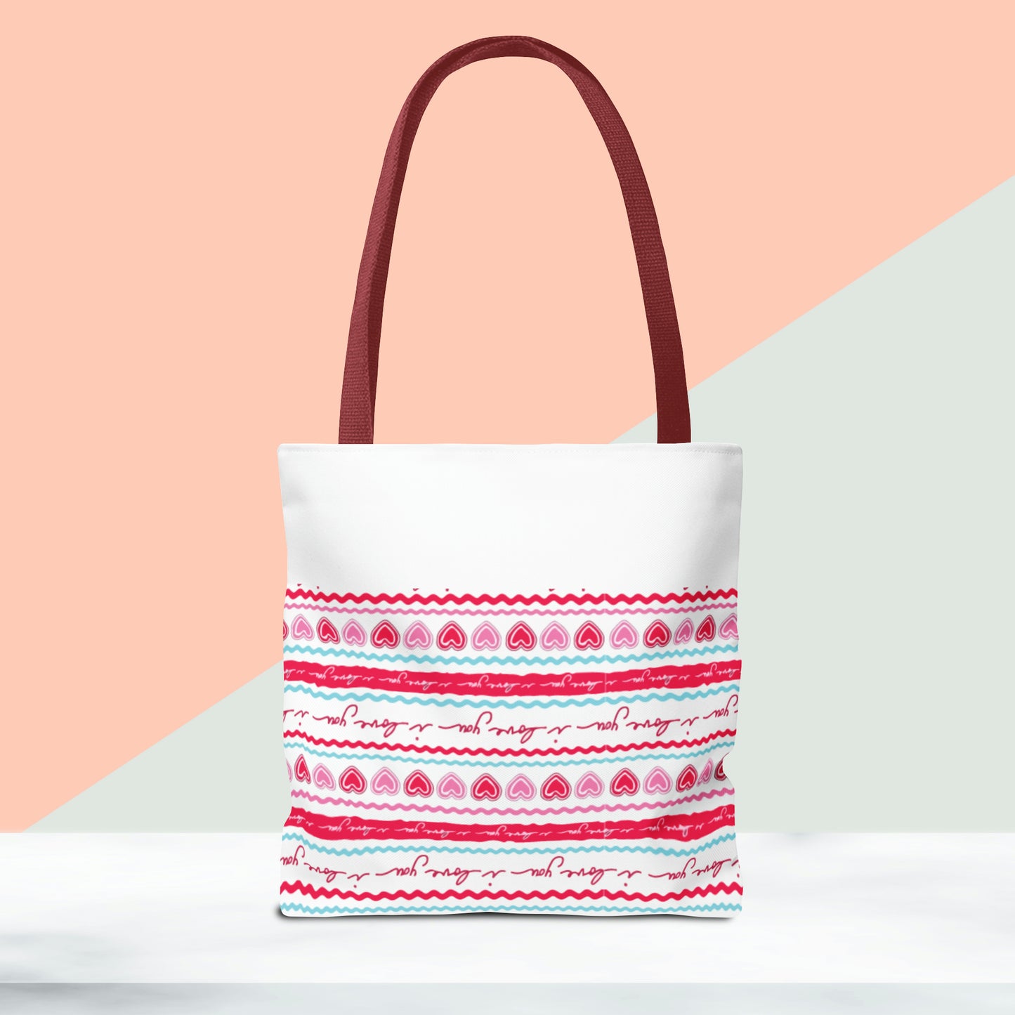 Happy Valentines Day Tote Bag