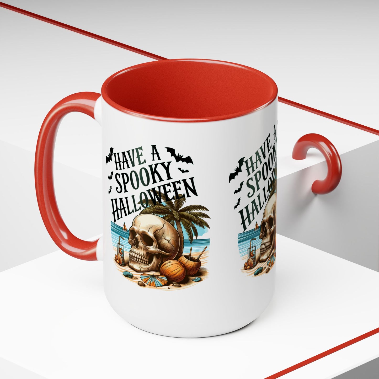 Have A Spooky Halloween Coffee Mug, Let's Go Halloween Coffee Mug, Trick or Treat Halloween Coffee Mug, Cute Skeleton Coffee Mug, Spooky Season Halloween Coffee Mug.