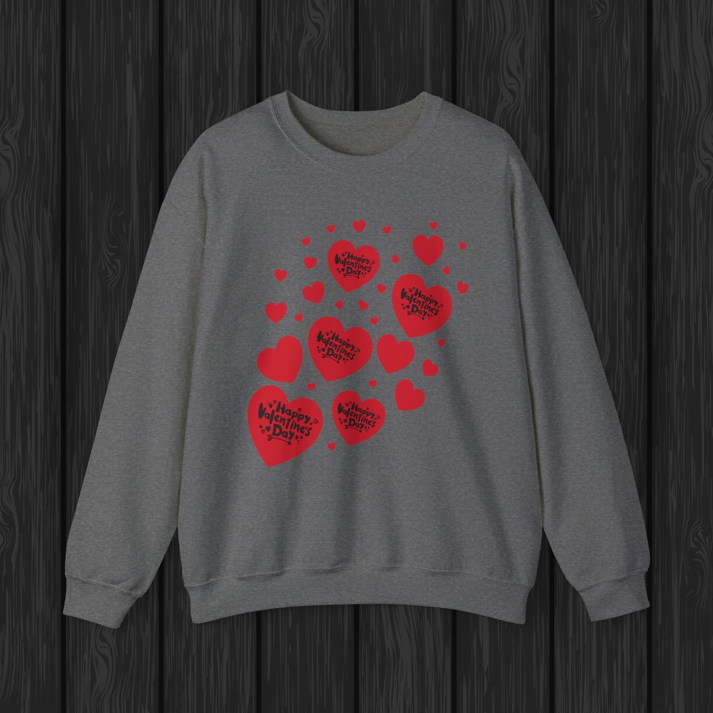 Happy valentines day Unisex Heavy Blend™ Crewneck Sweatshirt