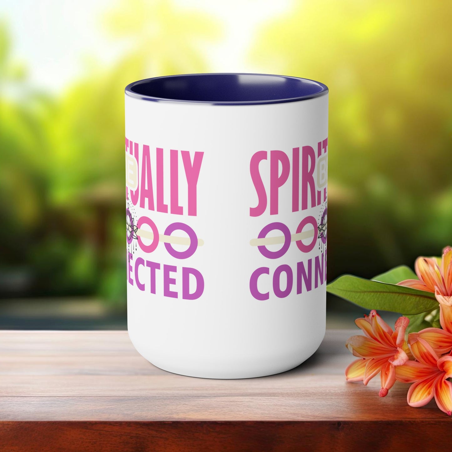 Be Spiritually Connected Yoga Coffee Mug, Cute Yoga Coffee Mug, Yoga lovers Coffee Mug, Yoga Instructor Gift, Gift For Yoga lover, Gift For Yogi.