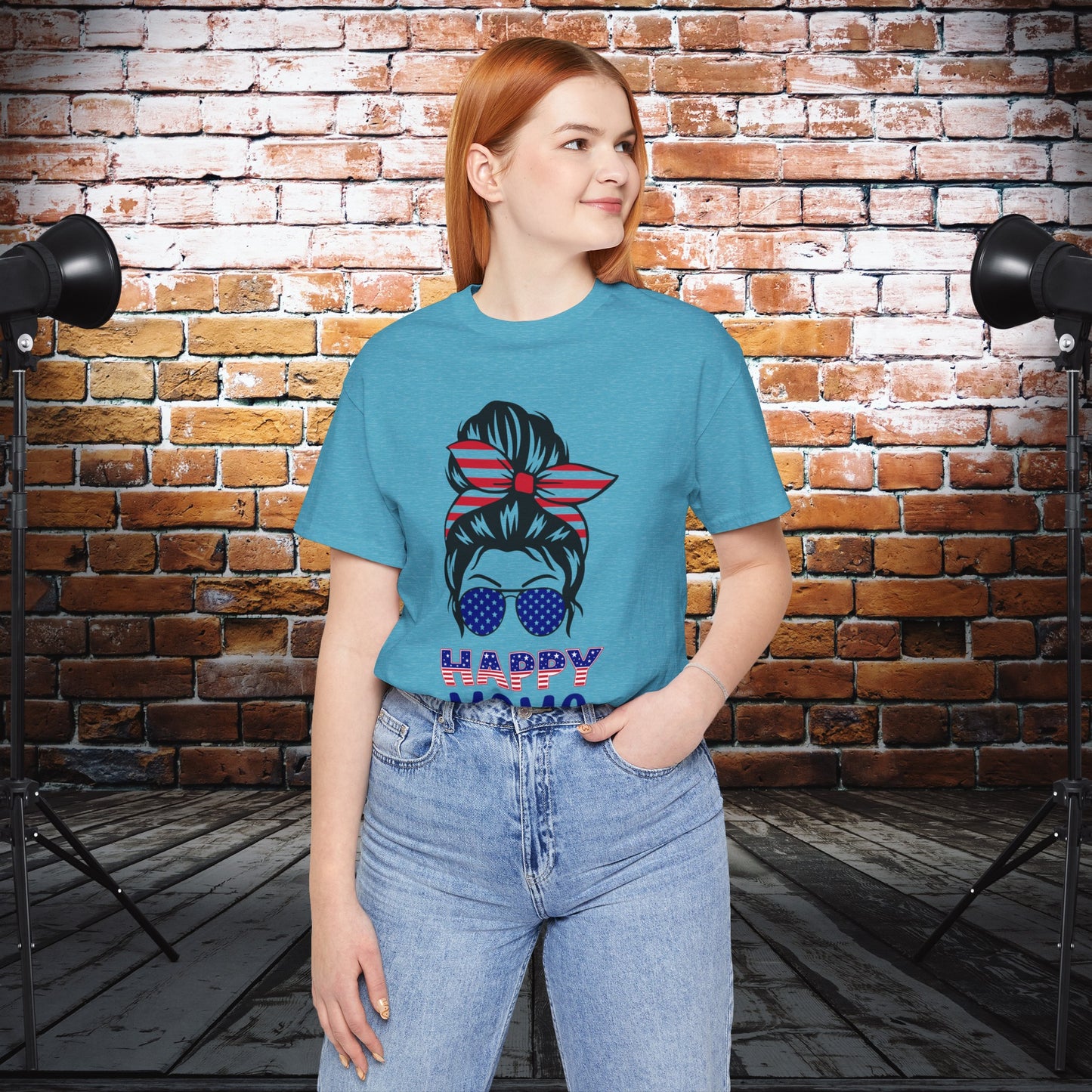 4th of July T-Shirt, Happy Mama T-Shirt, Fourth of July unisex jersey short sleeve.