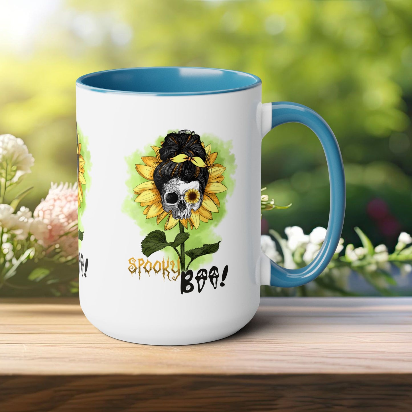 Spooky Boo Halloween Coffee Mug, Let's Go Halloween Coffee Mug, Trick or Treat Halloween Coffee Mug, Cute Ghost Coffee Mug, Spooky Season Halloween Coffee Mug.