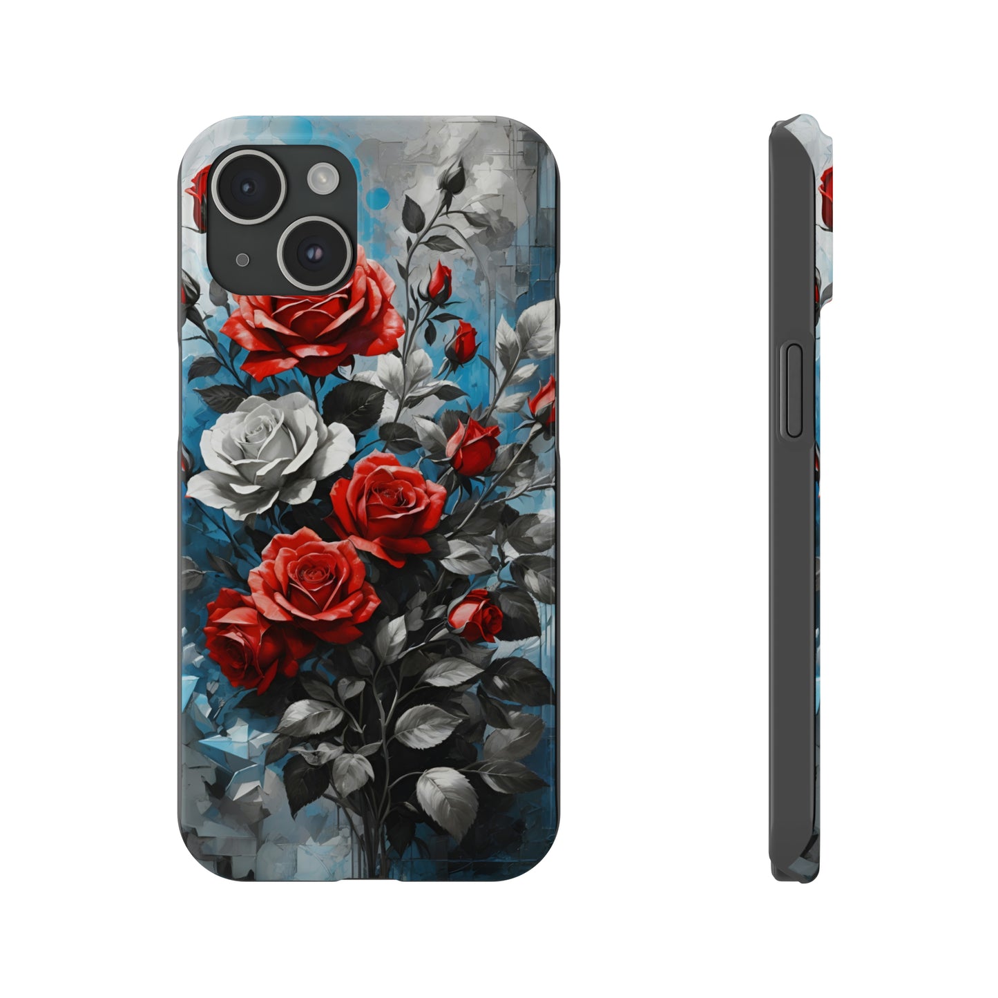 Vintage Floral painting iPhone 15 Phone Cases.
