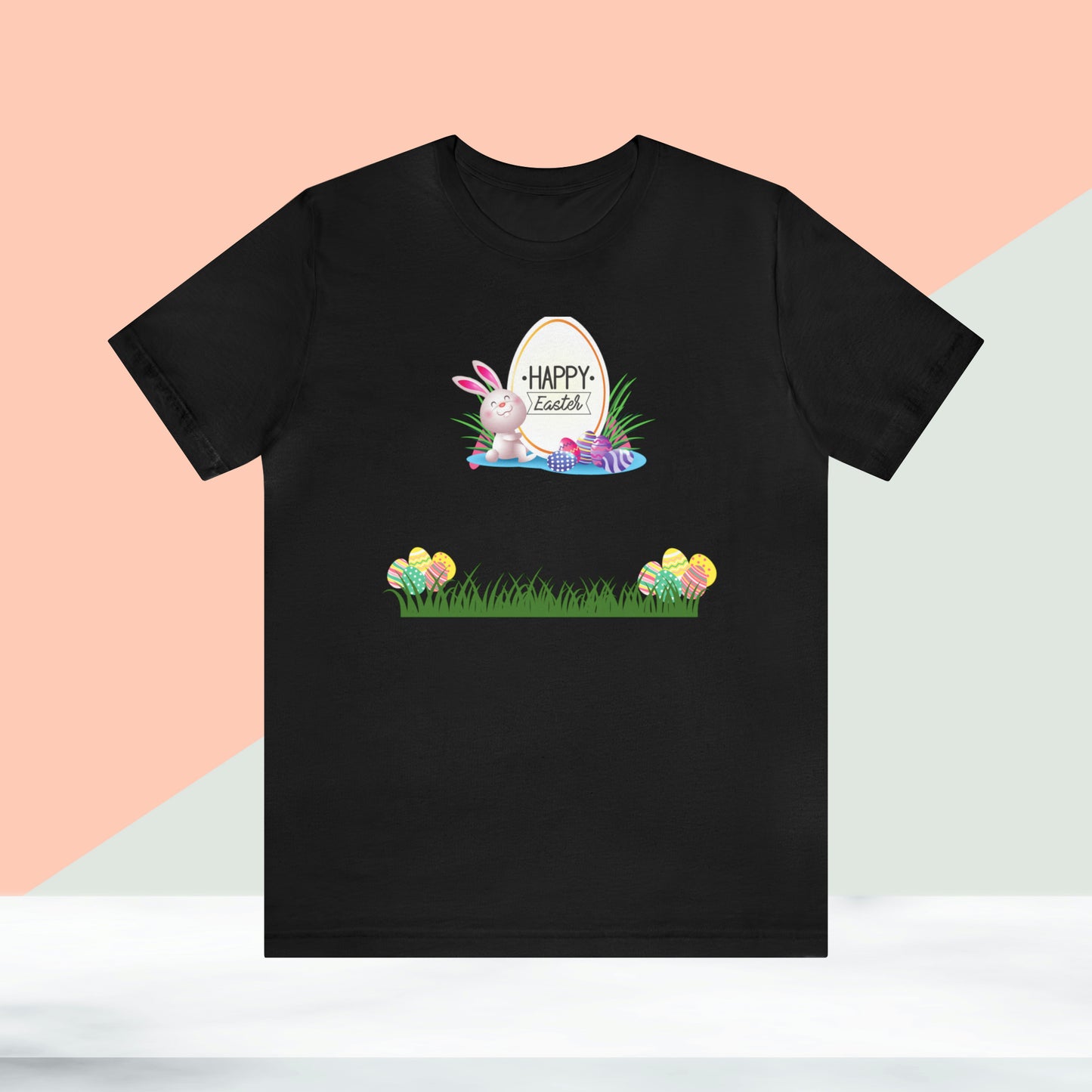 Happy Easter Unisex Jersey Short Sleeve Tee