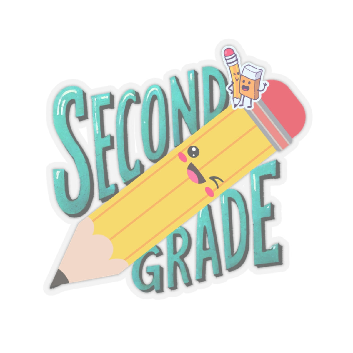 Back To School Kiss-Cut Stickers, First Grade Squad Kiss-Cut Stickers, Gift for First graders, Ready for School, Back to Learning.