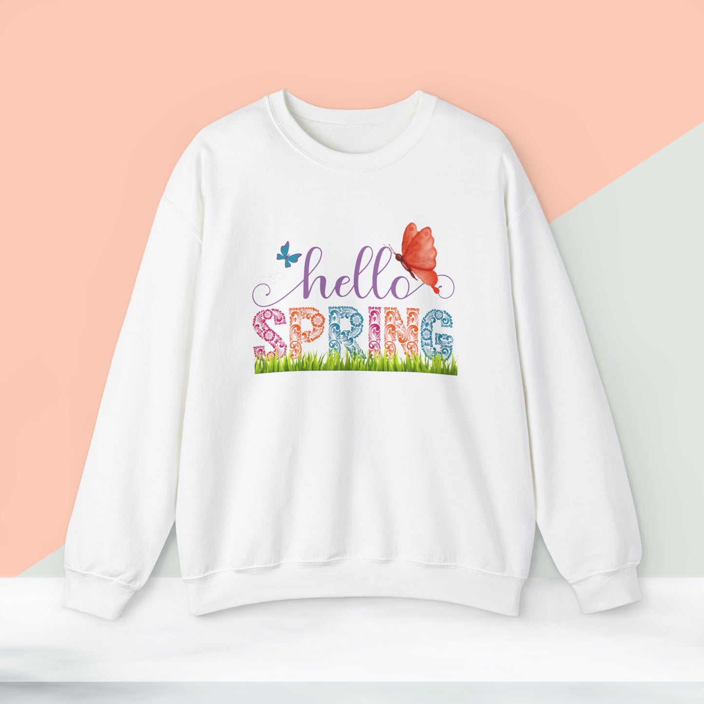 Hello Spring Unisex Crewneck Sweatshirt
