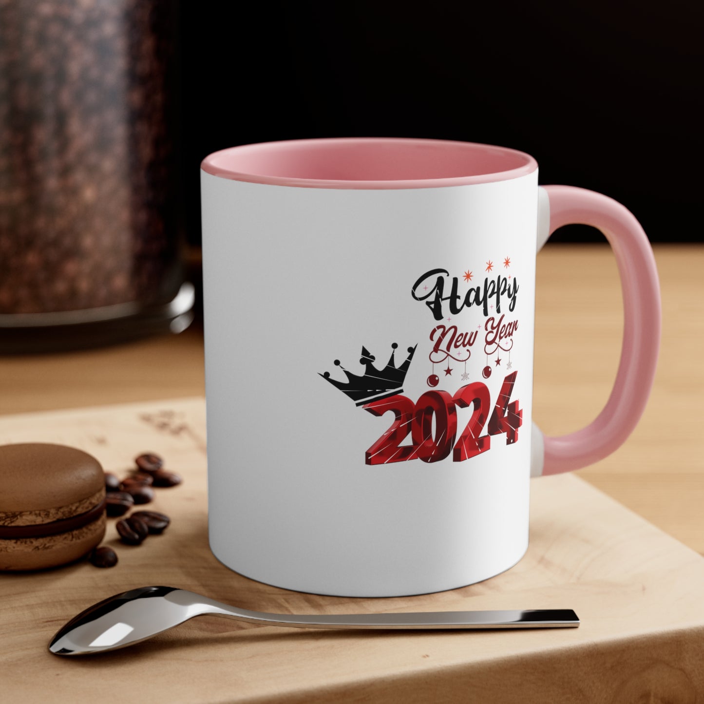 Happy New Year Accent Coffee Mug, 11oz