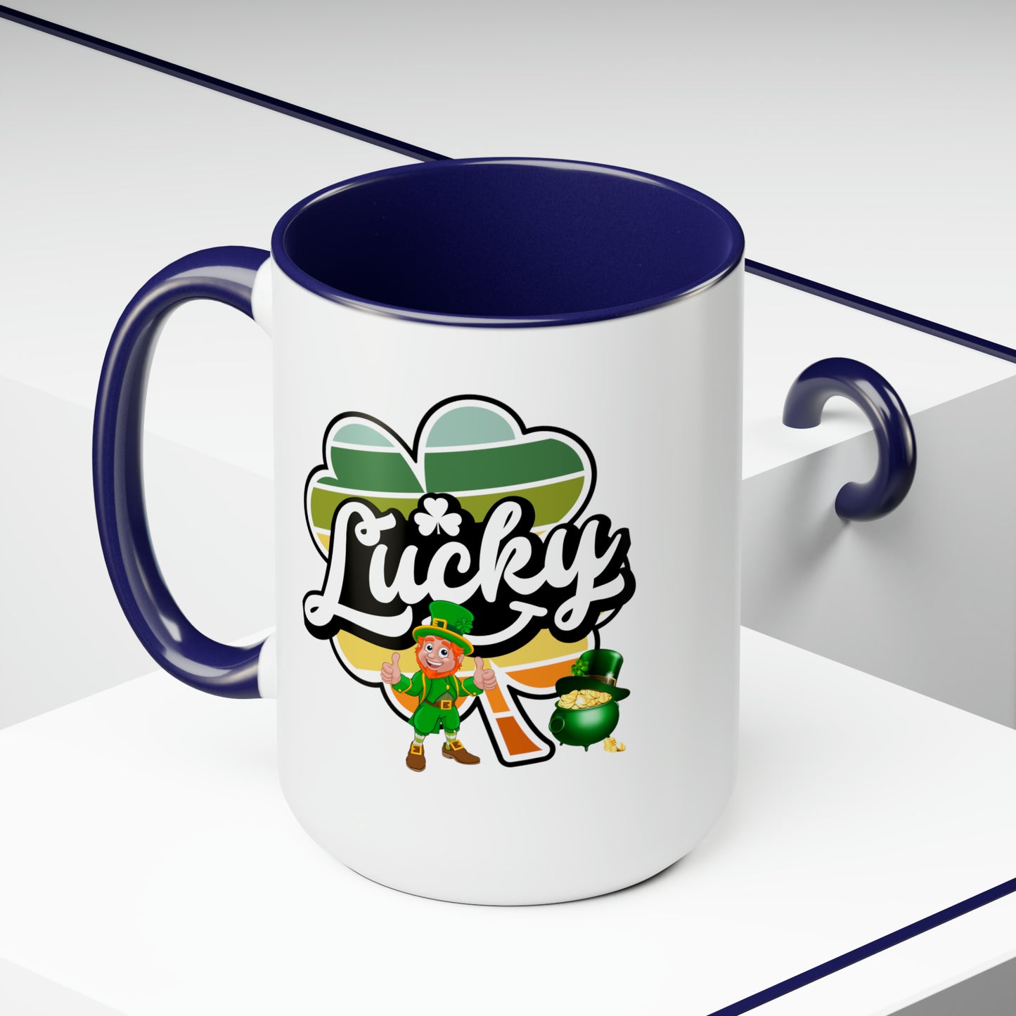St Patrick's Day two-Tone Coffee Mugs, 15oz