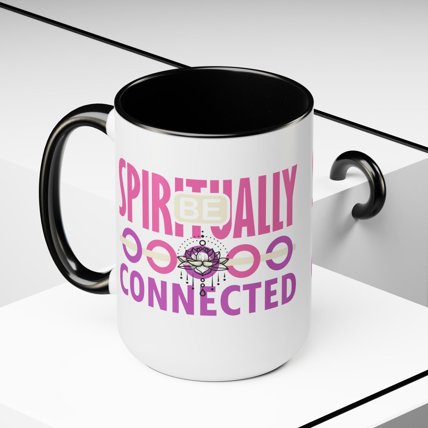 Be Spiritually Connected Yoga Coffee Mug, Cute Yoga Coffee Mug, Yoga lovers Coffee Mug, Yoga Instructor Gift, Gift For Yoga lover, Gift For Yogi.