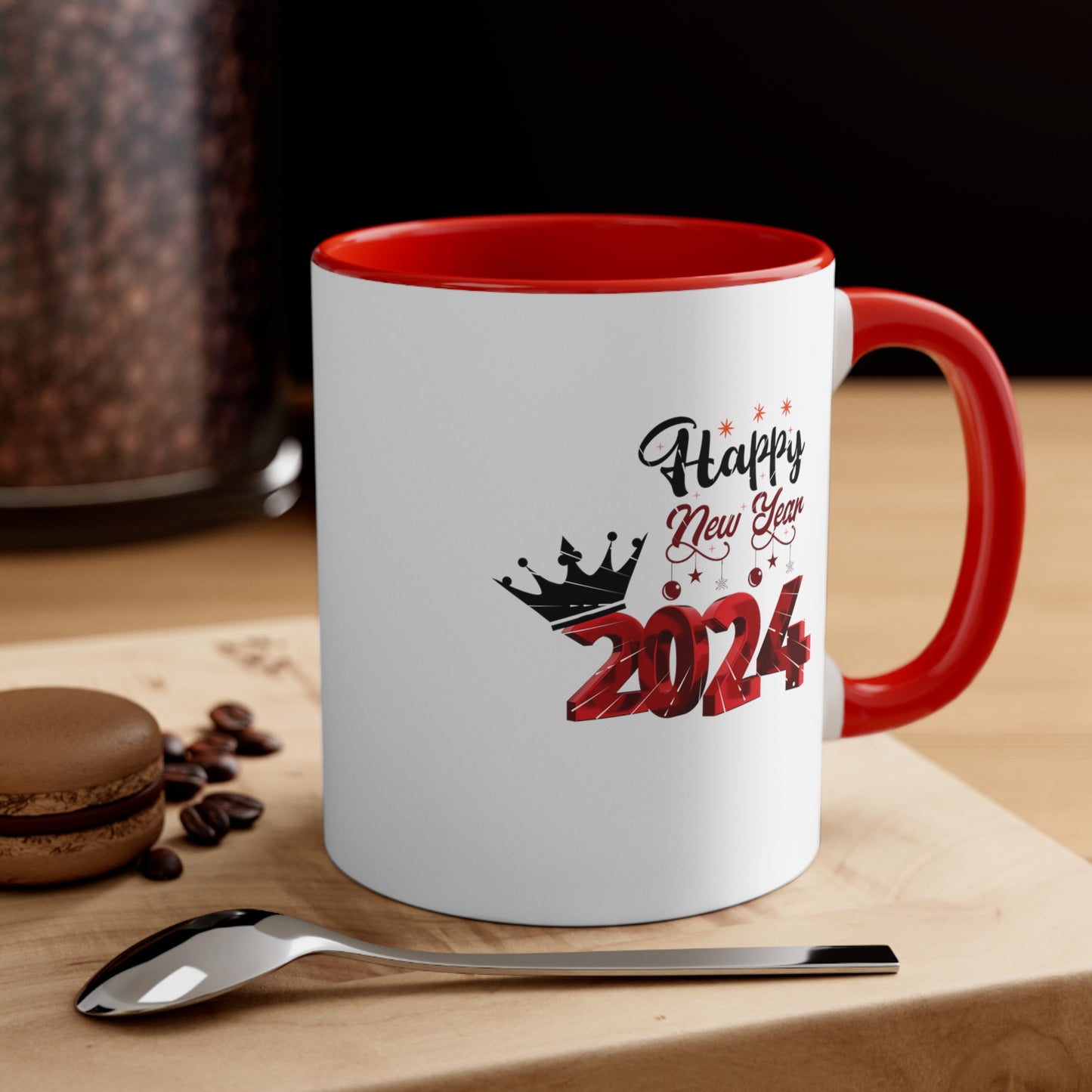 Happy New Year Accent Coffee Mug, 11oz