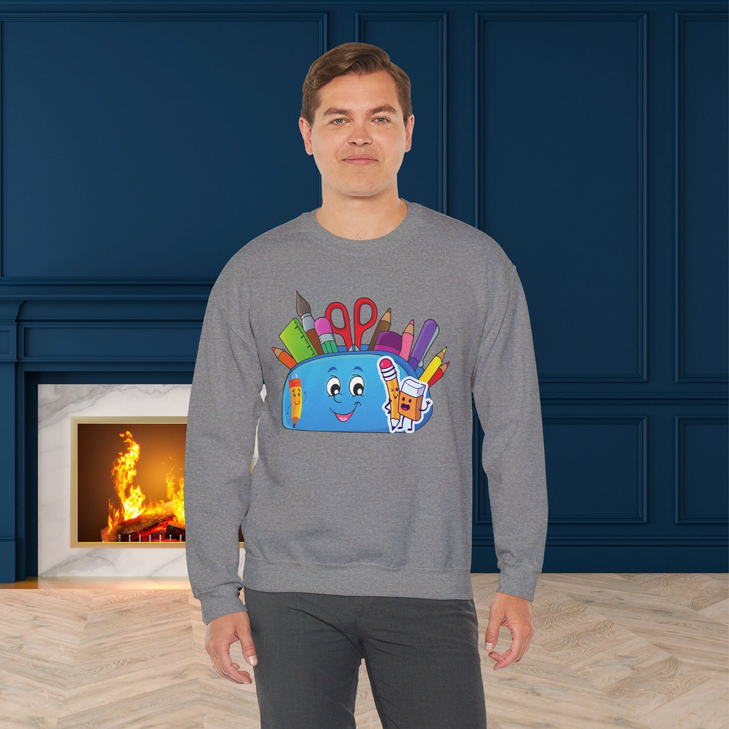We Love Teachers Sweatshirt, Back To school unisex heavy blend crewneck sweatshirt, Teacher Back To school Sweatshirt. First Day Vibes Sweatshirt.