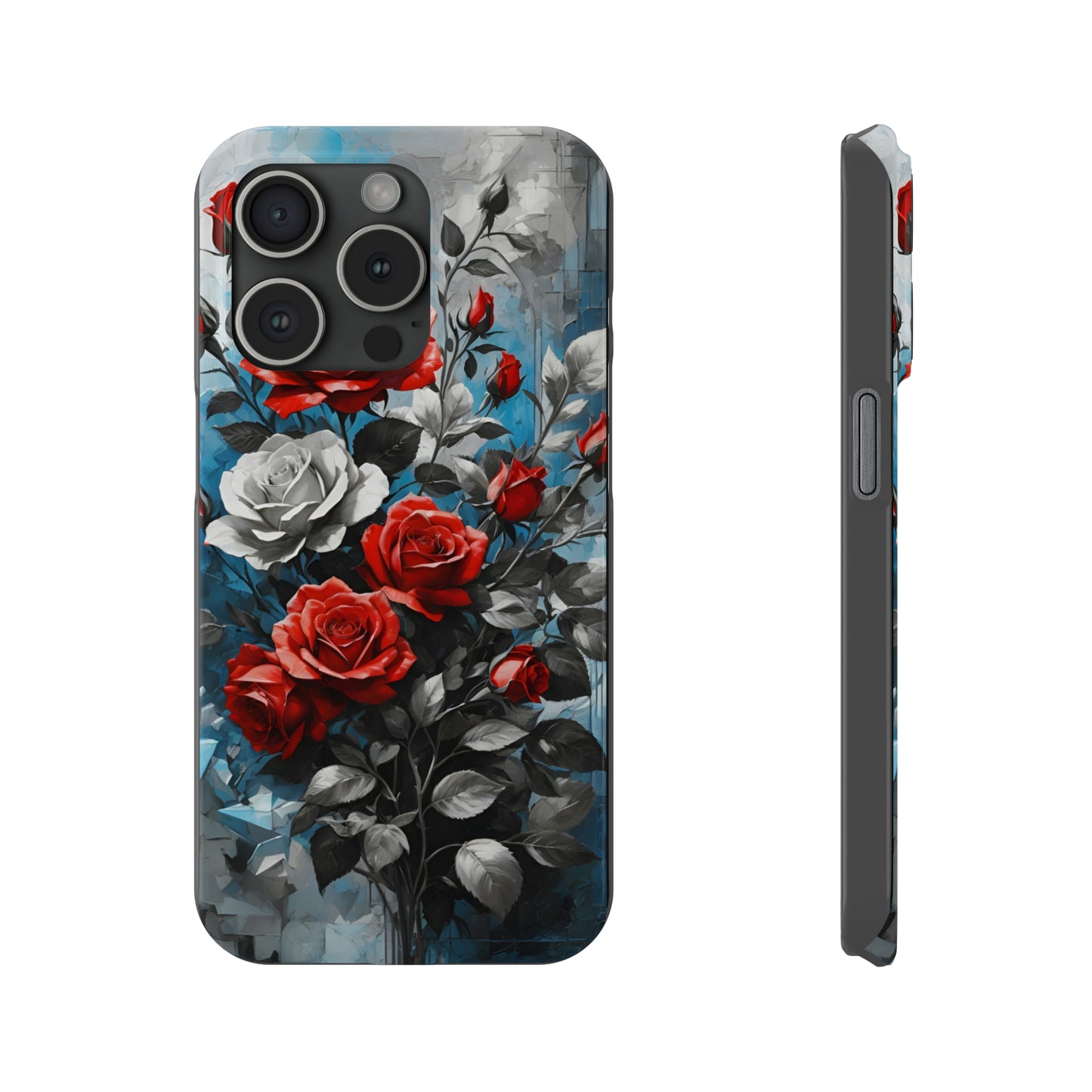 Vintage Floral painting iPhone 15 Phone Cases.