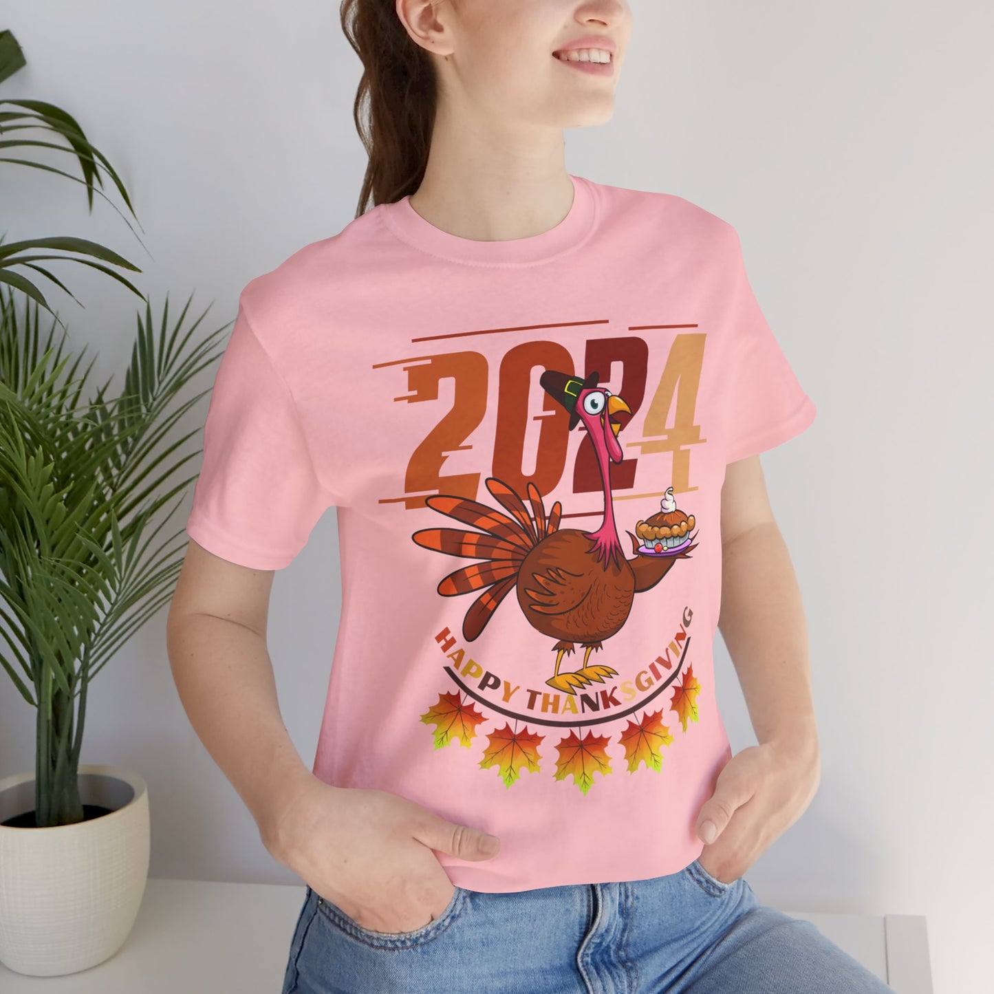 Thanksgiving T-shirt, Happy thanksgiving 2024 T-shirt, Thanksgiving Gift,Turkey Shirt, Family Thanksgiving, Holiday Outfit.