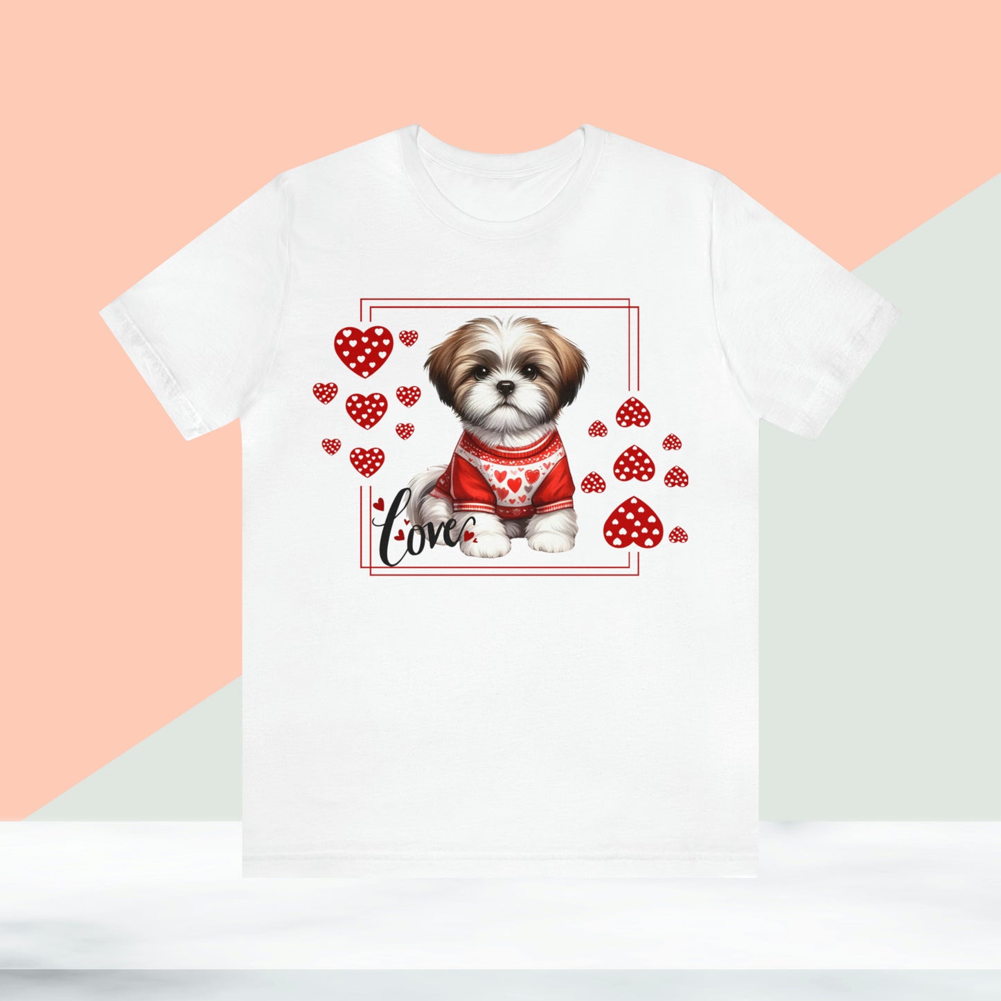 Happy valentines day Unisex Jersey Short Sleeve Tee
